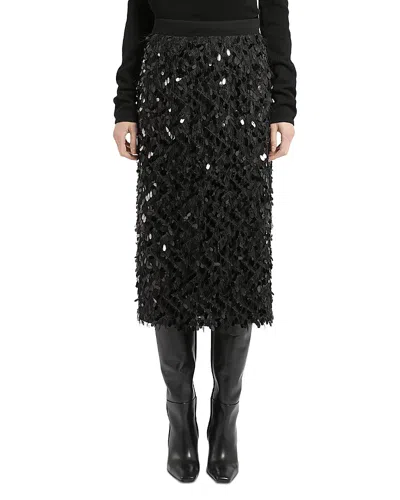 Marella Mllmemore Sequined Coupe Skirt In Black