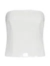 Marella Mllrapace Bead-embellished Strapless Top In Pattern