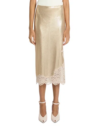 Marella Mllring Slip Skirt In Neutral