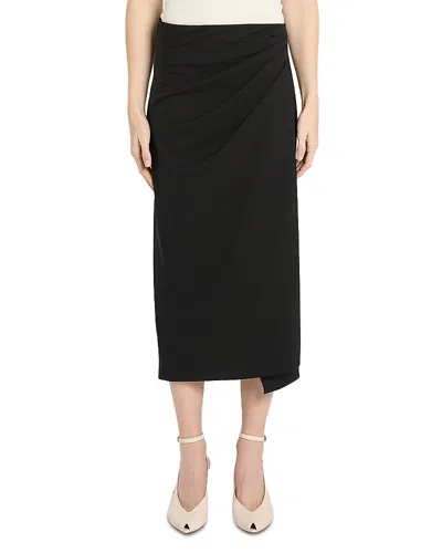 Marella Mllzampa Draped Skirt In Black