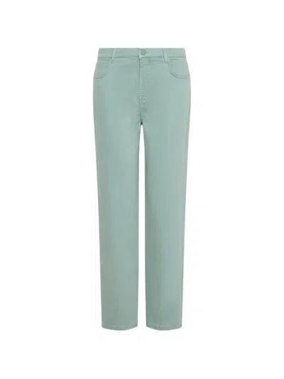 Marella Mlmsolista Straight-leg Trousers In Green