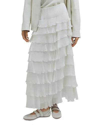 Marella Mlmtritone Maxi Skirt In White