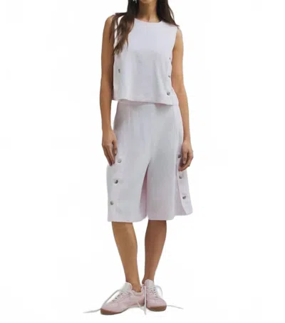 Marella Mlmunione Viscose Top In Pink In Blue