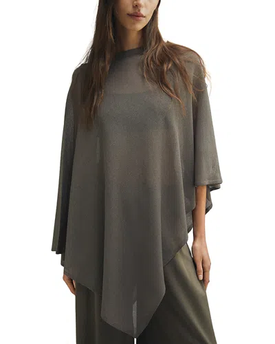 Marella Mlmveloce Cape Sweater In Brown