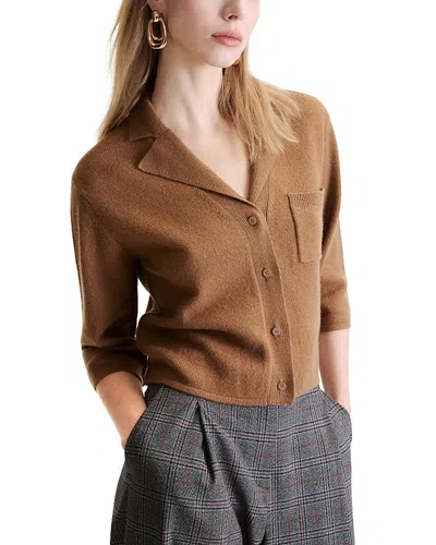 Marella Mlsalpaca Shacket In Brown
