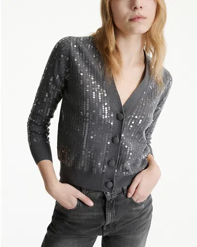 Marella Mlsara Sequin Cardigan In Black