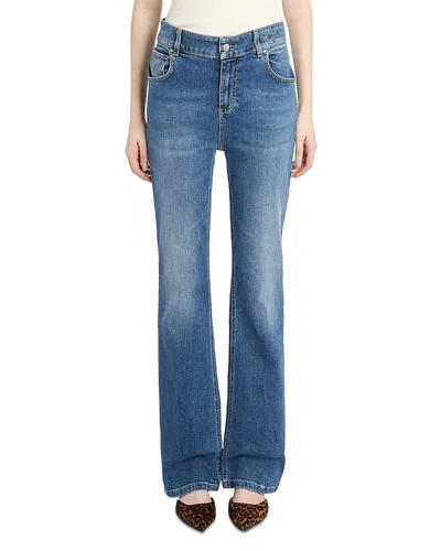 Marella Mlsbcut Bootcut Jeans In Electric Blue