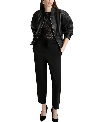 Marella Mlsbeato Gabardine Pants In Black