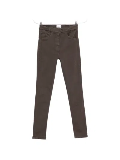 Marella Mlscondor Belt-loop Trousers In Gray