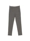 Marella Mlsepoca Check-pattern Trousers In Gray