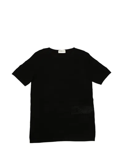 Marella Mlsgamma Short-sleeve T-shirt In Black