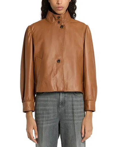 MARELLA MLSSALETTA LEATHER JACKET
