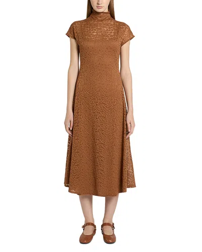 Marella Mlstesoro Lace Dress In Brown