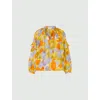 Marella Modane Printed Tassel Tie Top In Multi