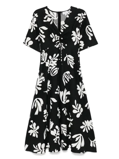 Marella Molise Midi Dress In 黑色