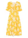 Marella Molise Midi Dress In 黄色