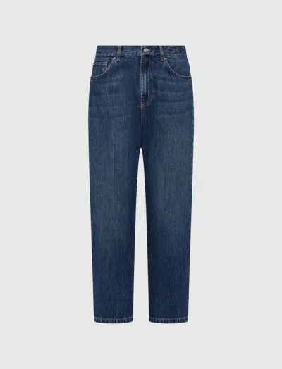 Marella Mom Denim Trouser Blue