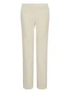 Marella Monochrome Belt-loops Trousers In Neutral