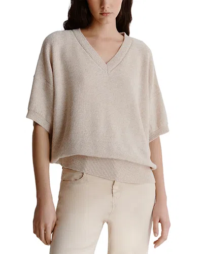 Marella Monochrome Netto Sweater In White