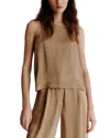 Marella Monochrome Sfinge Top In Beige