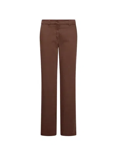 Marella Monochrome Trousers In Red