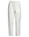Marella Monochrome Woman Pants White Size 2 Polyester, Viscose, Elastane In White
