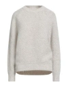 Marella Monochrome Woman Sweater Off White Size S Acrylic, Polyester, Mohair Wool, Wool, Elastane In Nude