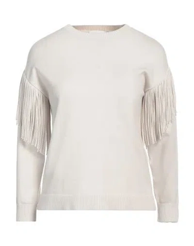 Marella Monochrome Woman Sweater Off White Size Xl Viscose, Polyester