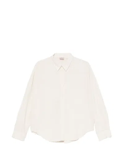 Marella Muggioso Long-sleeve Button-down Shirt In Pink