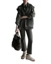Marella Naval Faux Fur Vest In Green