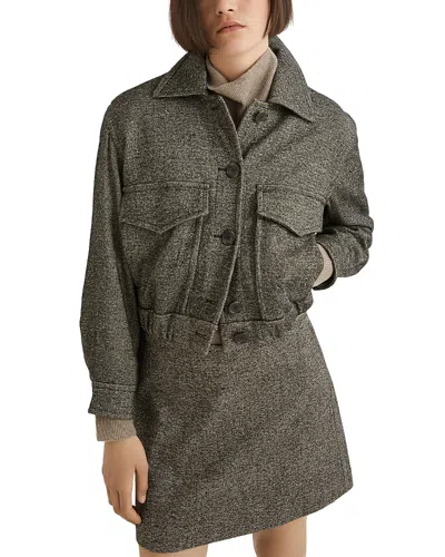 Marella Nilla Brown Jacket In Gray
