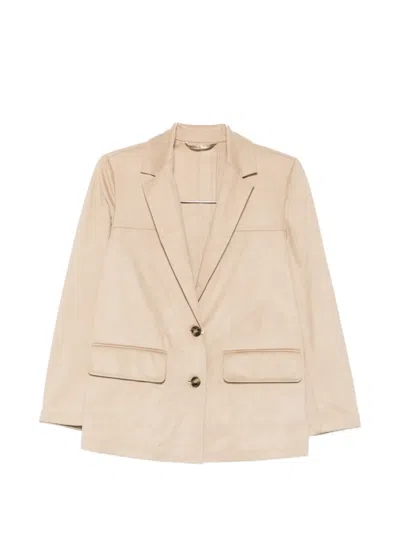 Marella Notched-lapel Button-fastening Blazer In Multi