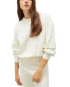 Shop Marella Office Crewneck Sweater In White