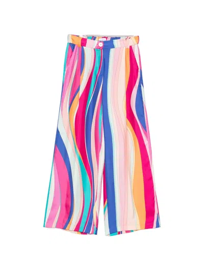 Marella Opossum Abstract-print Trousers In Multi
