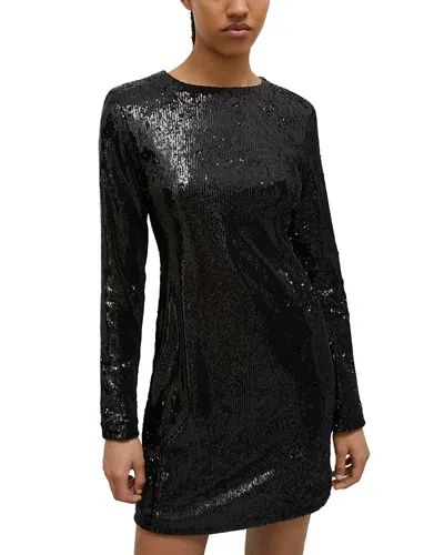 Marella Orda Sequinned Dress In Black