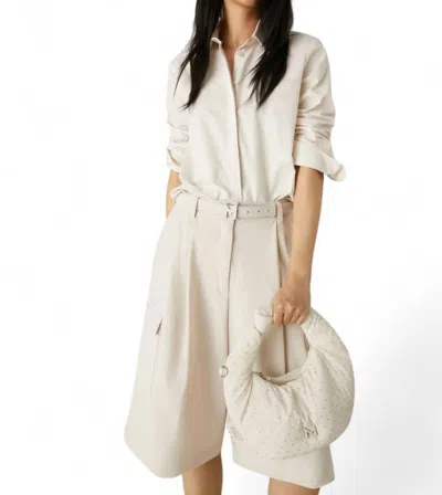 Marella Orense Shirt In Wool White In Multi