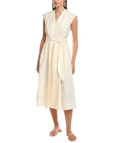 Marella Ossola Midi Wrap Dress In Neutral