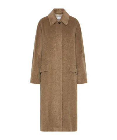 MARELLA OVERSIZED ALPACA COAT - TURTLEDOVE