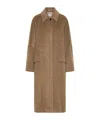 Marella Single-breasted Coat In Brown