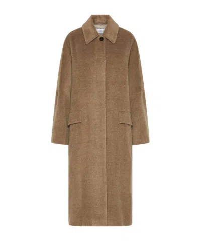 MARELLA OVERSIZED ALPACA COAT - TURTLEDOVE