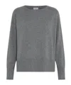 Marella Oversized Cashmere-blend Sweater - Medium Grey In Gray