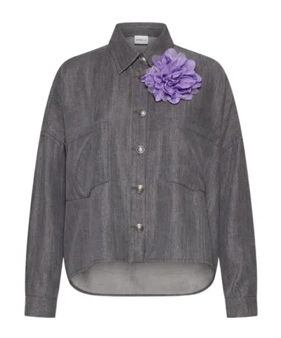 Marella Oversized Fluid Denim Shirt