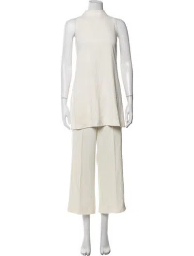 Pre-owned Marella Pant Set W/ Tags In Neutrals