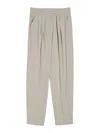 Marella Linen-blend Trousers In Beis
