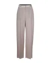 Marella Pantalone Smoking Avorio In Gray