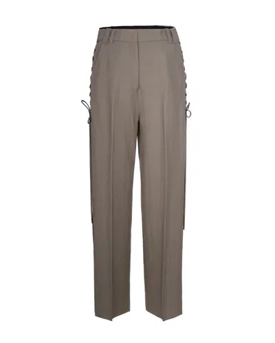 Marella Pantalone Corsetto Grigio In Gray