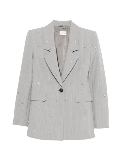 Marella Passo Embellished Blazer In Gray