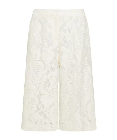 Marella Patterned Casual Pants In White