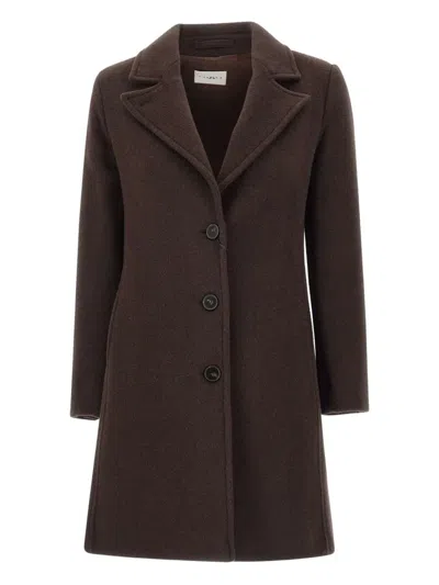 MARELLA PEAK-LAPEL BUTTONED COAT