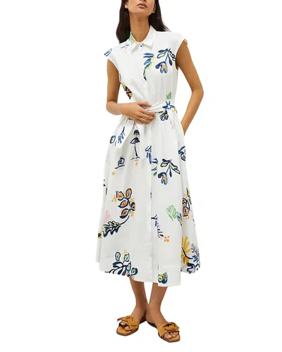 Marella Pier Dress In Optical White